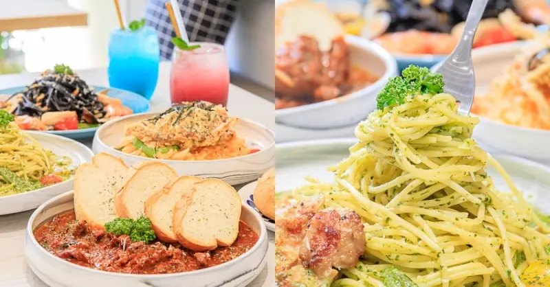 嚼食 Noms學士店，台中早午餐義大利麵餐廳新開幕！大推爆量番茄牛肚佐法棍切片，還有超酷軟殼蟹燉飯～