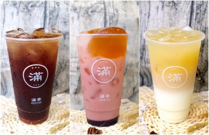 滿茶Mon Tea安平店新開幕！店內全系列飲品1000cc超大容量.免費加珍珠，每週推出飲品優惠 - 進食的巨鼠