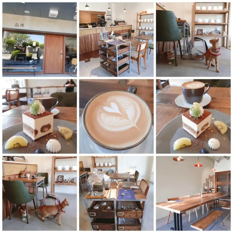 【新北.永和】下午茶咖啡甜點推薦。鬧禪烘豆工作室。推提拉米蘇+BLEND中深焙卡布濃郁焦糖。寵物友善