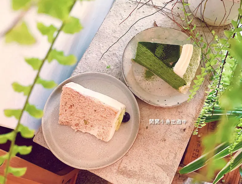 【大安區甜點咖啡廳】果果Guoguo。風格清新不限時甜點店，抹茶千層、戚風蛋糕，捷運科技大樓站