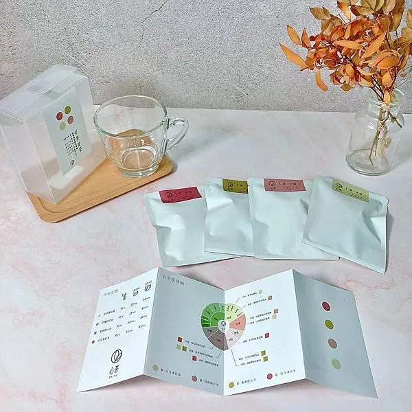 心茶 日月潭紅茶組合，一次喝到四種風味的紅茶