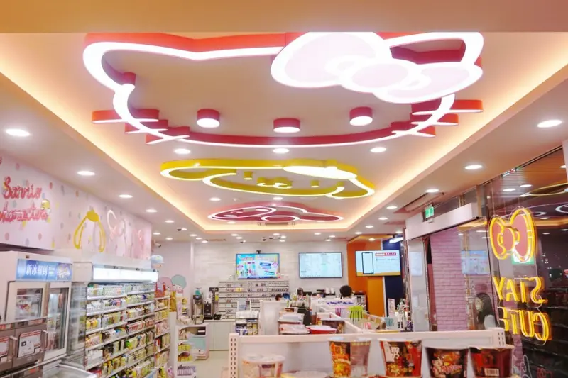 西門打卡景點．全球首間7-ELEVEn×Sanrio三麗鷗聯名店──欣漢華門市