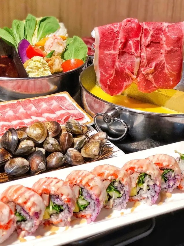 《桃園*頂鮮海鮮鍋物》精緻火鍋!約會聚餐的好選擇~火鍋、龍蝦、和牛、丼飯、壽司、日式刺身通通都有，一次滿足你~! (附頂鮮海鮮鍋物菜單)