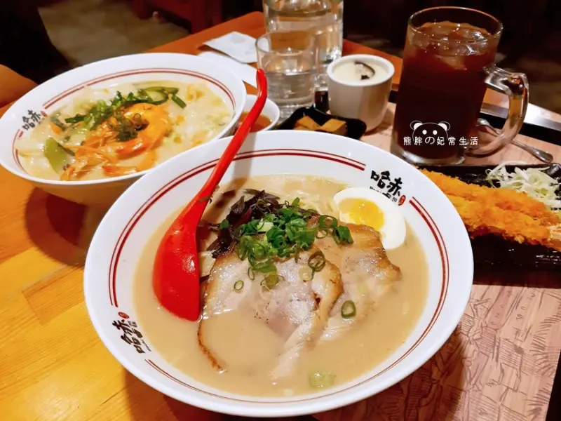 【台中豐原】哈赤拉麵，麵質Q彈，湯頭鮮甜濃郁，加麵不加價，拉麵吃到飽，雖然不是最出色的，但也不在水準之下