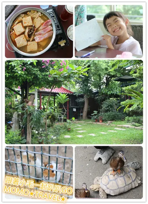 高雄美食-自在園庭園咖啡 烏龜丨鴨子丨小老鼠 彷彿來到迷你景觀咖啡動物園