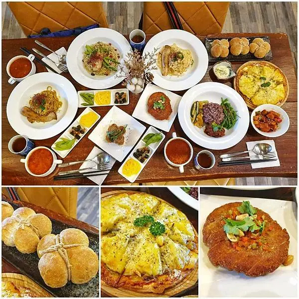 台中蔬食餐廳＜菩蒔蔬願-手作蔬食料理＞鄰近英才路，餐點多樣化選擇，還有漢堡與美味可口披薩，美味佳餚讓我們吃得津津有味啊！