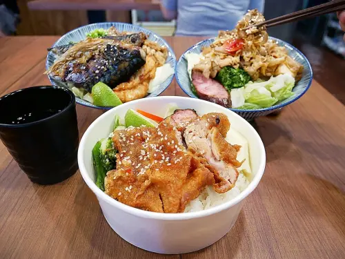 台中西屯路日式便當，日式燒肉片變成便當好享受，超豐盛三重奏CP值好高-御香亭