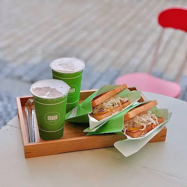 早餐怎麼能不吃吐司～百元內的韓式板煎奶香吐司 | 【台北市中山區-松江南京站】Kiwes Toast & Coffee 台北中山店