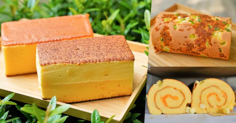 可口不脹氣、70％純米製成的可口蛋糕，招牌蜂蜜蛋糕、蔥鬆起司捲｜再品香守作蛋糕房 - 跟著尼力吃喝玩樂＆親子生活