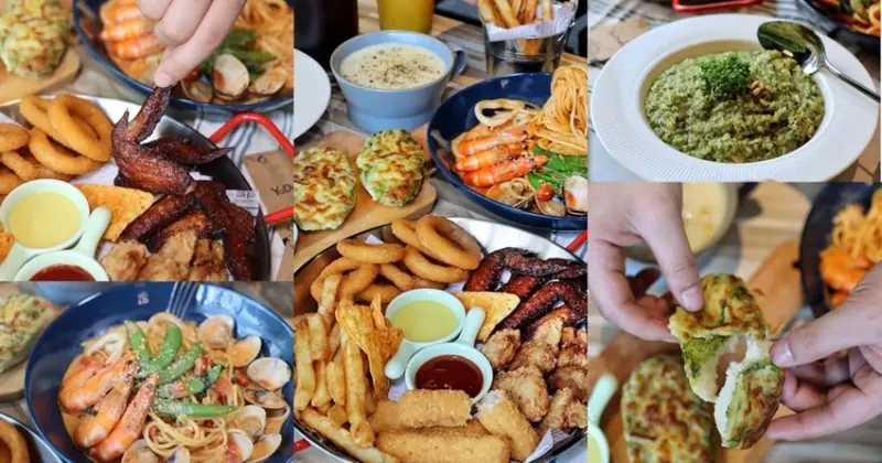 【台中食記】CP值超高義式麵屋『亞丁尼』大份量平價餐點128起，台中四家分店、網美風環境，點主餐送飲料還免服務費。