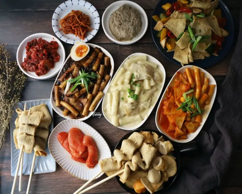 懶人料理 | 在家吃韓式辣炒年糕 辣醃章魚 明太魚卵 綜合魚板 紅雪蟹蟹膏 輕鬆上桌 - ifunny 艾方妮的遊樂場