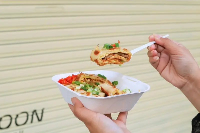 【板橋蛋餅】FULL MOON 手工蛋餅：我的早晨像月亮充滿能量、像太陽溫暖而美好!