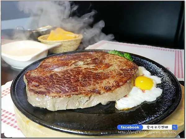 【淡水牛排，平價牛排】麵包、湯品、滷肉飯、飲料、冰淇淋通通無限量供應~最低只要170元cp值超高牛排館！賈霸牛排 - 淡水中山店