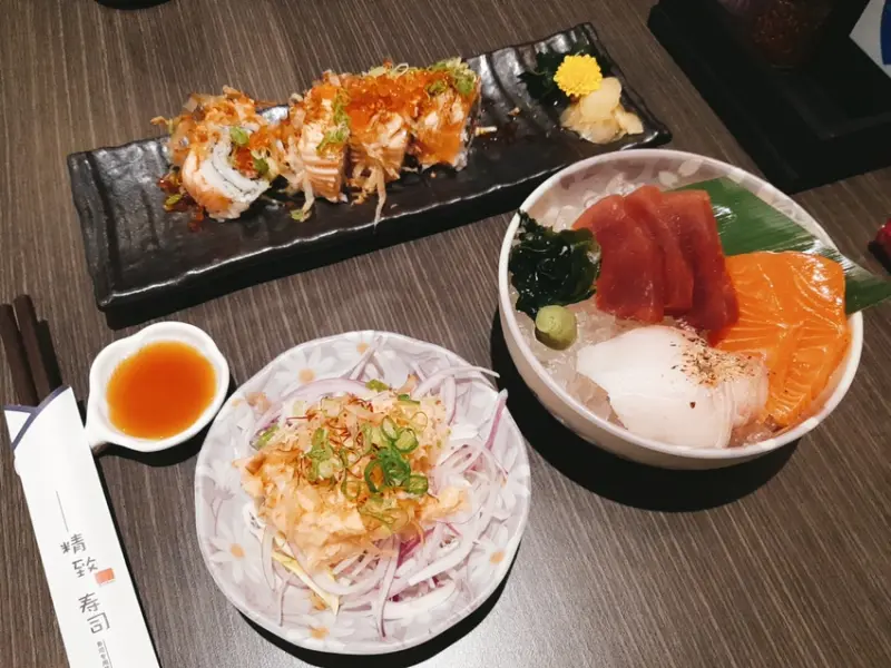 [新竹美食]─久丼亭日本料理│老闆瘋了破盤一元海鮮丼，大家快來品嚐喔！