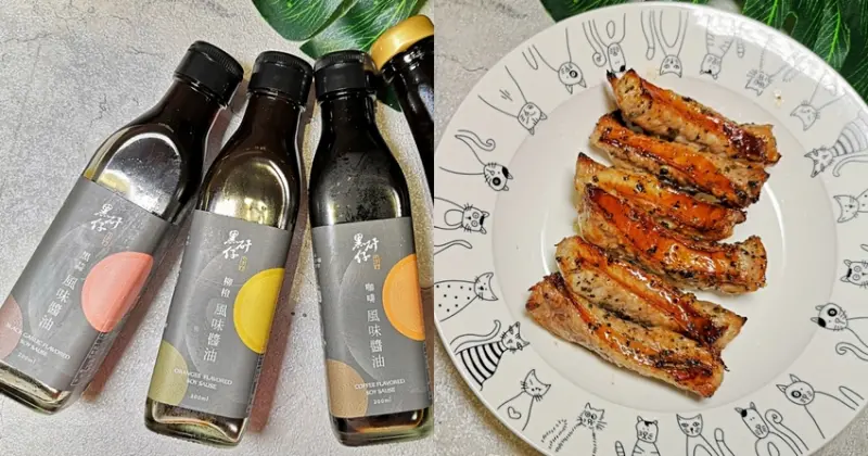 【雲林元長】黑矸仔醬油～創意風味醬油：咖啡、柳橙、黑蒜，廚房與氣炸鍋的好朋友！零廚藝料理，10分鐘上菜！ - 豬飛小姐的彩色生活