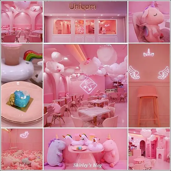 捷運台電大樓站．Uniqorn Taiwan 粉紅色獨角獸咖啡廳