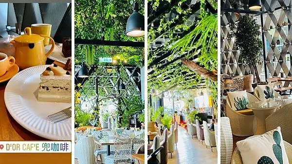 新莊最美森林系咖啡館【Dor cafe 兜咖啡】亞馬遜神秘叢林享用下午茶/重新裝潢擴大營業/新北超夯IG打卡餐廳