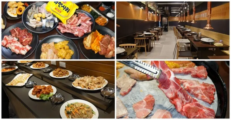 [高雄韓式烤肉] 豬對有韓式烤肉吃到飽- 299起火烤兩吃/ 還可以吃得到春川炒雞韓式炸雞/ 高雄吃到飽推薦/ 高雄便宜吃到飽