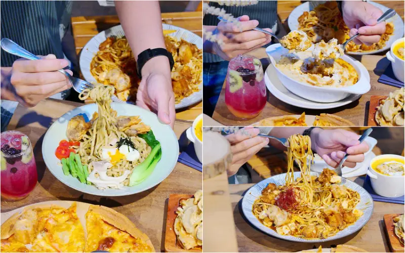 斐得蔬食_台中咖啡：GOOGLE高分蔬食餐廳/麻婆豆腐義大利麵+青醬油蔥拌拉麵必點