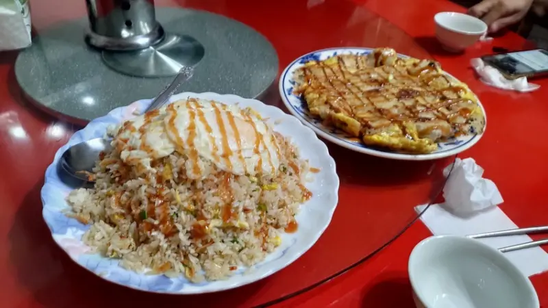 東引隱藏版台式高CP美食「第一民宿」櫻花蝦炒飯、蛋香煎餃