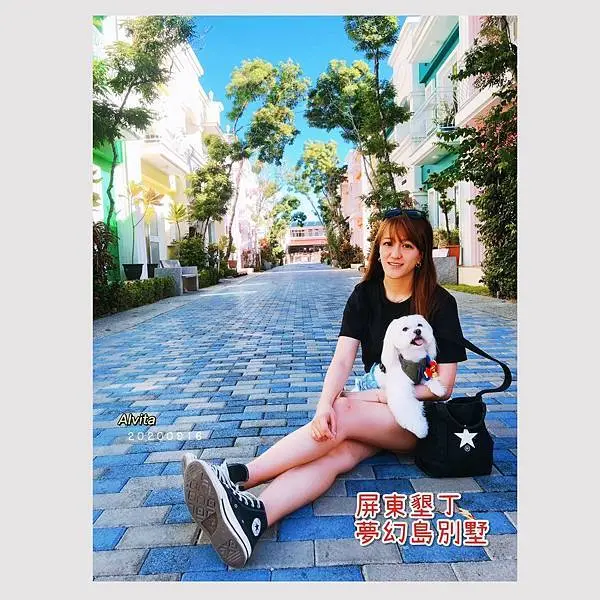 【屏東。墾丁】↠文文吃吃↠繽紛彩色 & 黑白2D線條漫畫咖啡廳｜墾丁夢幻島 度假別墅&禾 咖啡2D咖啡館