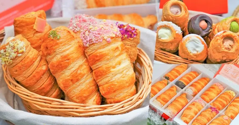 跟著食尚玩家團購必吃 派星堂PALAXY 可頌甜星，全台獨創爆餡料可頌卷 X 冰的熱的都可以 - 跟著尼力吃喝玩樂＆親子生活