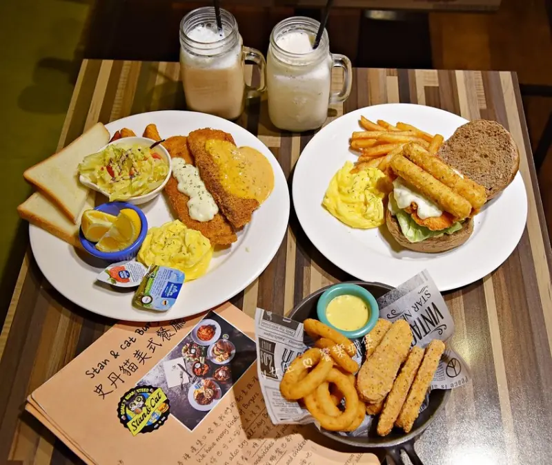 Stan & Cat 史丹貓美式餐廳 西門店 ll 大份量客製化漢堡，創造出驚喜的味道滿足你的味蕾，全天候早午餐提供，超人氣不限時人氣美式餐廳