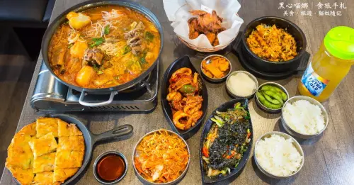 高雄鼓山︱牧穀먹었韓式烤肉　平日限定雙人套餐好豐盛、五種小菜無限吃，專人料理、壯觀酒瓶牆，耶誕ＩＧ美照刷起來！