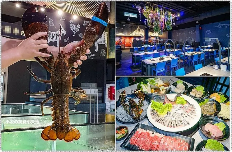 海鮮控看過來!! 現撈生猛活海鮮，雙人海陸鴛鴦鍋$880爽爽吃，加波士頓活龍蝦、南非活鮑魚一人1000元有找!!IG網美打卡必收海鮮美食~