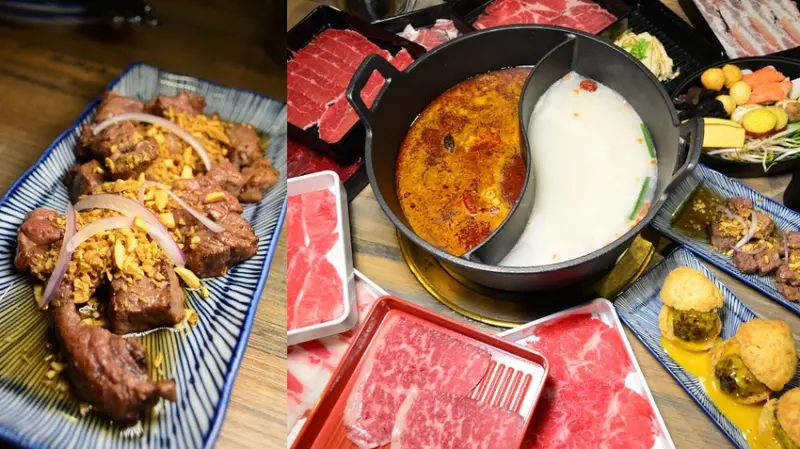 土石流和牛泡芙、骰子和牛、和牛手卷、火鍋吃到飽！