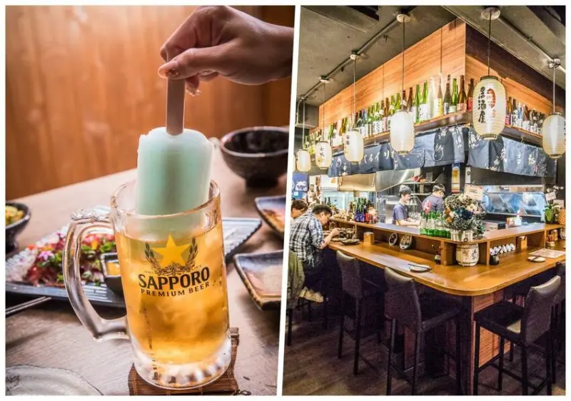 哇～冰棒+Highball這杯也太可愛了！最新小酌好去處，炭火燒烤就是讚啦-炭吉郎居酒屋 - 大手牽小手。玩樂趣