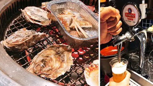 醬太郎日式燒肉 捷運中山站燒肉霸主  燒肉海鮮吃到飽  青島啤酒任你喝