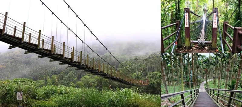 【雲林‧古坑】華山小天梯&情人橋‧煙霧渺渺的山中美景，IG網美打卡勝地