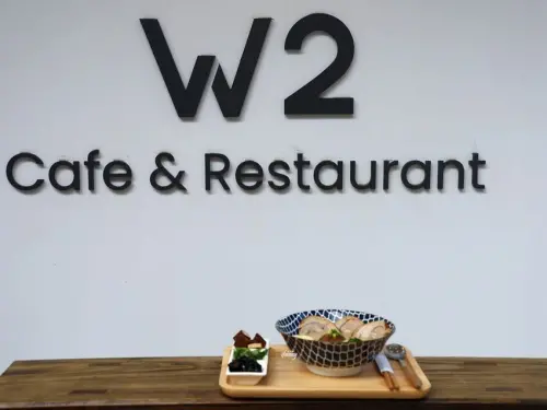 江子翠站 | W2 cafe & restaurant 白色韓風咖啡館 午晚餐/下午茶 - ifunny 艾方妮的遊樂場