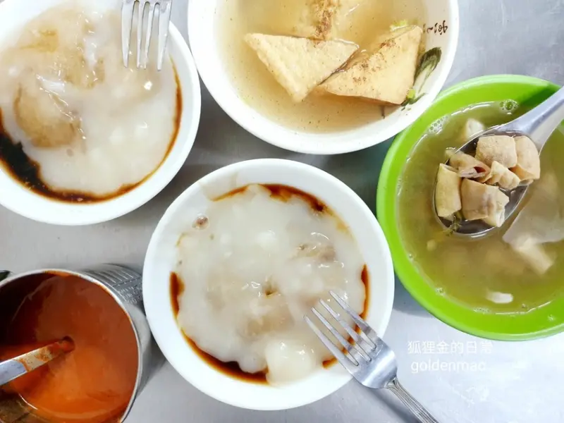 台中美食 │ 新發肉圓 一甲子肉圓老店 皮Q餡香銅板小吃推薦 當下午茶吃也很合適