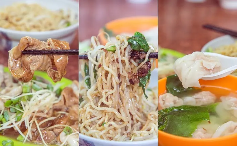 【台北捷運美食】【龍山寺站美食】阿桃汕頭麵.搬了很多次的萬華汕頭麵老攤.餛飩湯.滷味也不錯