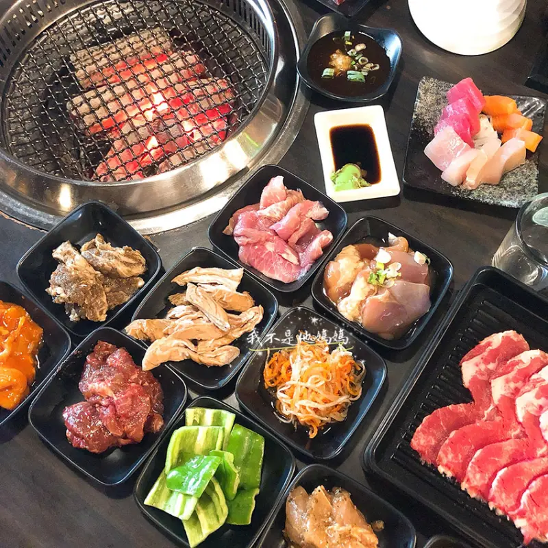 赤坂亭日式燒肉  中山區平價燒肉吃到飽  生魚片  手捲吃到飽  火烤兩吃聚餐首選  三倍券振興券享好康