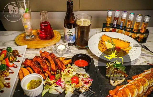 【Jup Jup Craft Beer Bar & Bistro 精釀啤酒餐酒館】💕在浪漫的用餐氣氛中～享用美酒佳餚！想吃隱藏版甜點敲擊派對還得提前預約！？台北車站啤酒餐廳推薦！