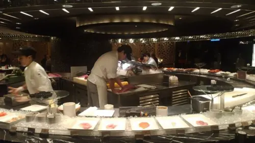 20171221@台北晶華栢麗廳晚餐 推各種現煎大魚大肉