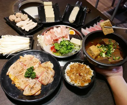 台中西屯小火鍋，滷肉飯吃到飽，還有超多飲料、冰品，雞腿排超厚實比高單價火鍋更厲害-好燙鍋物