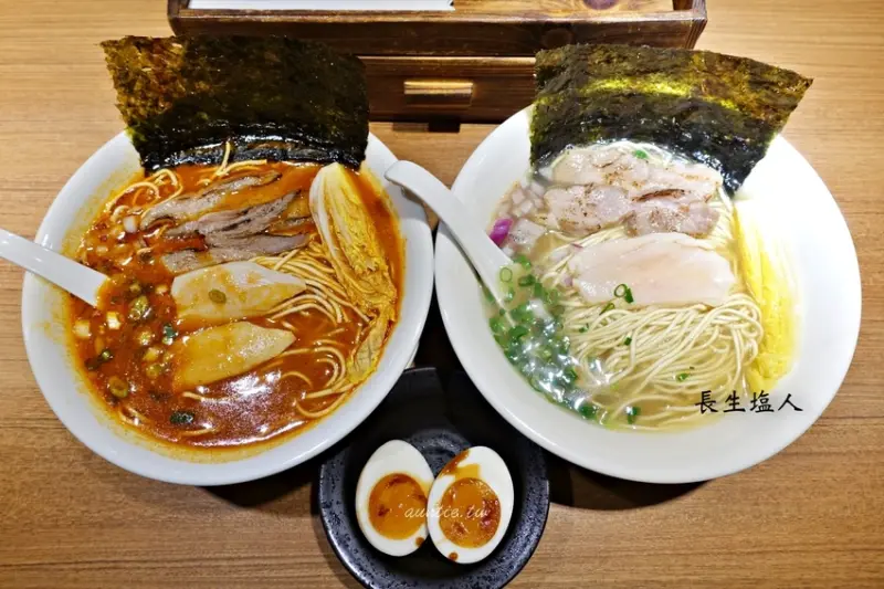 【台北】長生塩人 天母深夜拉麵 鹽味拉麵 醬油拉麵 天母排隊美食