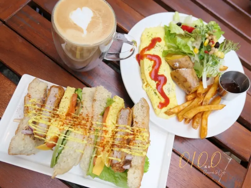 新北淡水—0100滿分早午餐｜大份量早午餐 隱身紅樹林靜謐社區｜摩納哥社區、淡海輕軌、淡金路