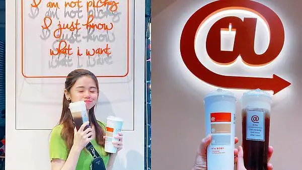 <<新竹飲料>> 署茗職茶＠At Tea 新竹遠百～老蕭迷還在等什麼～800次奶蓋喝一次流連忘返～口齒留香濃醇香