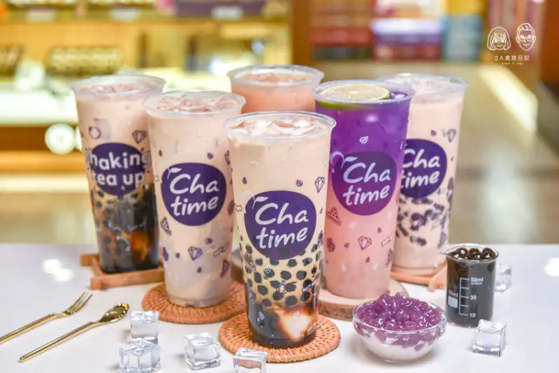 日出茶太廣三SOGO店：台中西區美食-芋頭控喝起來！紅片世界各地的手搖飲料店，手打芋泥吃的到顆粒，推薦必喝太極厚茶拿鐵及芋泥奶茶系列！