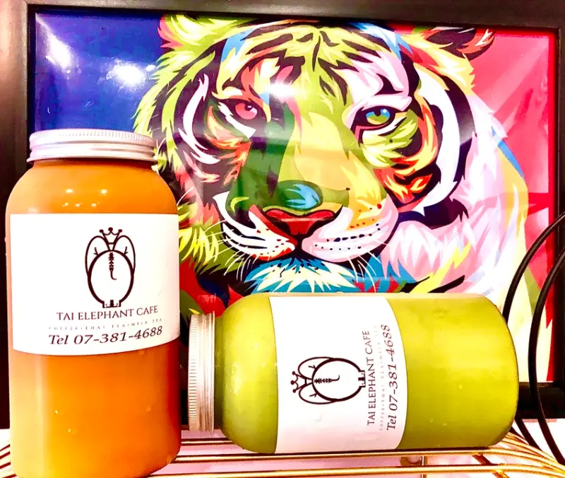 泰式手標奶茶/pad thai炒粿條