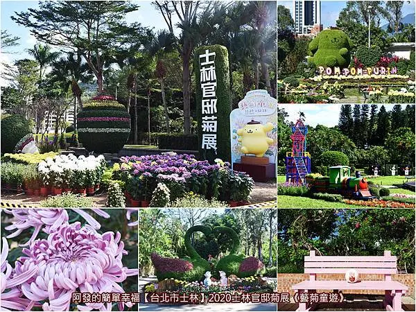 ﹝台北市士林遊記﹞2020士林官邸菊展《藝菊童遊》　今年的菊展超童趣， 布丁狗、花仙子、長頸鹿、撲克人偶...等都加入，處處洋溢歡樂、繽紛、美麗的賞花之旅　／免費參觀／台北市必訪花展