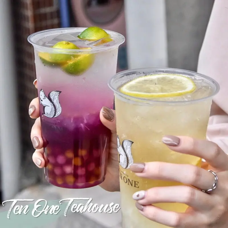 從台南開上來展店，絕美又好喝的飲料店，隨身瓶好值得收藏 ● 十一茶屋 Ten One Teahouse | 台北大安美食