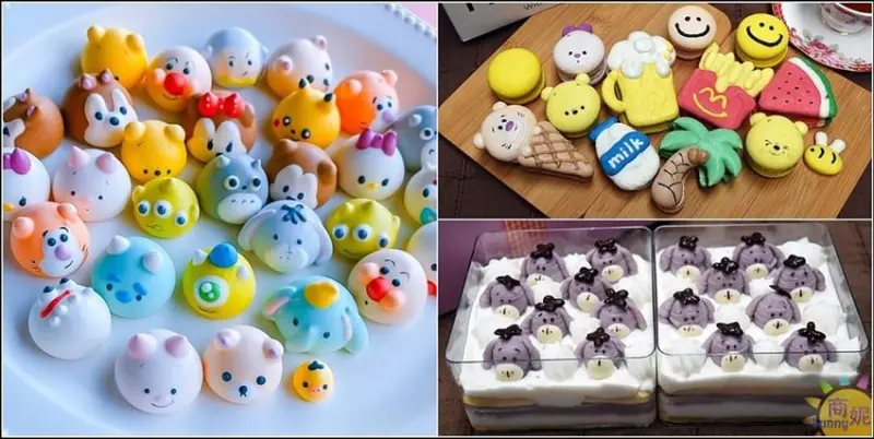 威力麻造型手工坊|萌翻天造型甜點!客製化造型馬卡龍.馬林糖.芋泥寶盒.檸檬塔療癒指數破表 - 商妮吃喝遊樂