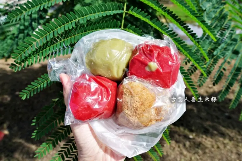 【宜蘭】古意人養生米粿 軟Q外皮草仔粿 花生 菜脯米口味都好吃