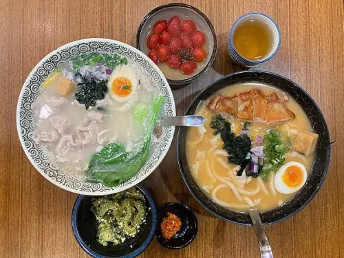 三禾手打麵｜台中西屯 🏵 烏龍麵Q的跟我的嬰兒肥一樣 🏵